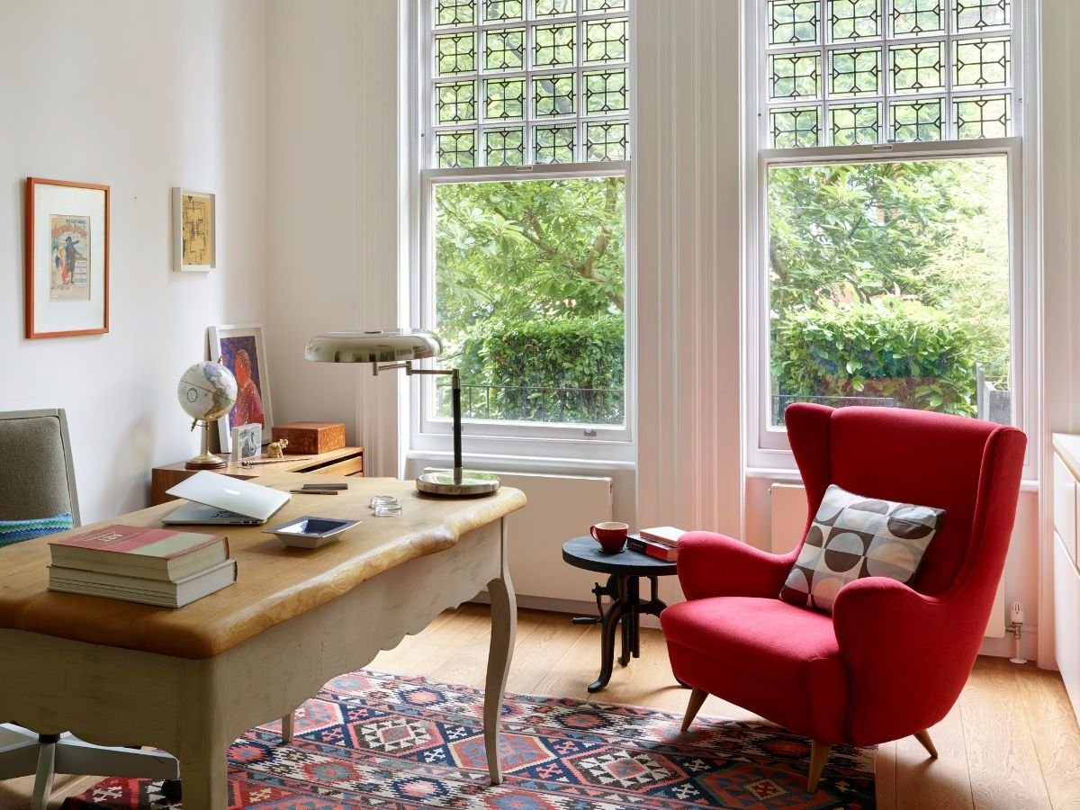 Small Home Office Peaceful